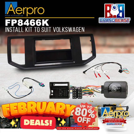 Aerpro FP8466K Single DIN Facia Kit to Suit Volkswagen Crafter 2017-