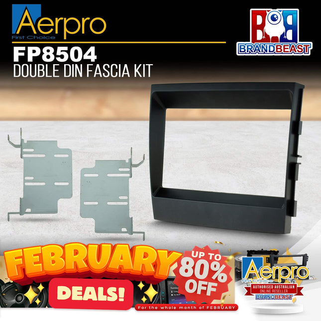 Aerpro FP8504 Double DIN Facia Kit Suit Porsche Panamera - Black