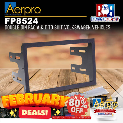 Aerpro FP8524 Double DIN Facia Kit To Suit Volkswagen Vehicles - Various Models