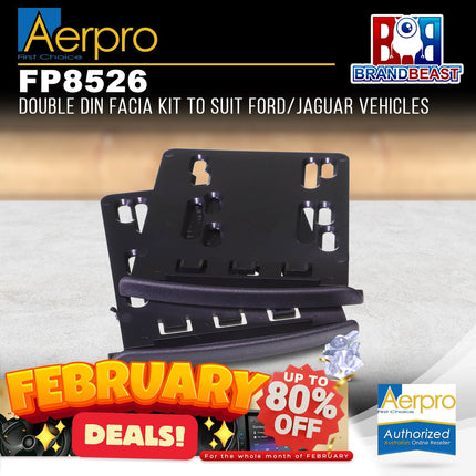 Aerpro FP8526 Double DIN Black Facia Kit Suit Ford/Jaguar Various Models