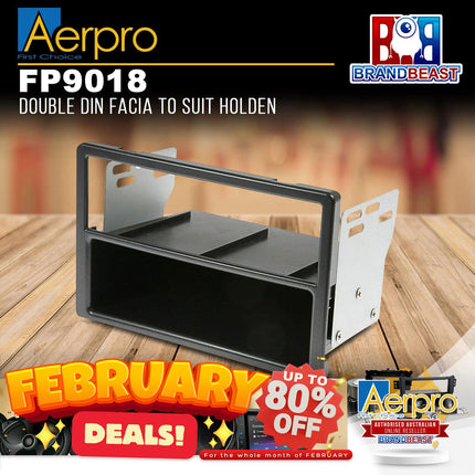 Aerpro FP9018 Double DIN Facia to Suit Holden