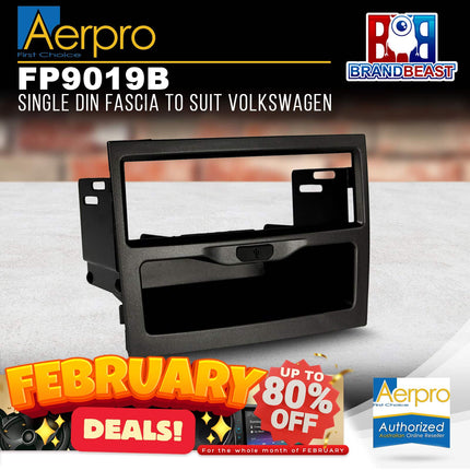 Aerpro FP9019B Single DIN Facia Kit with USB to Suit Holden