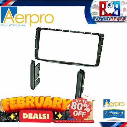 Aerpro FP9026 Double DIN Black Facia Kit Suit Toyota Hilux 2014