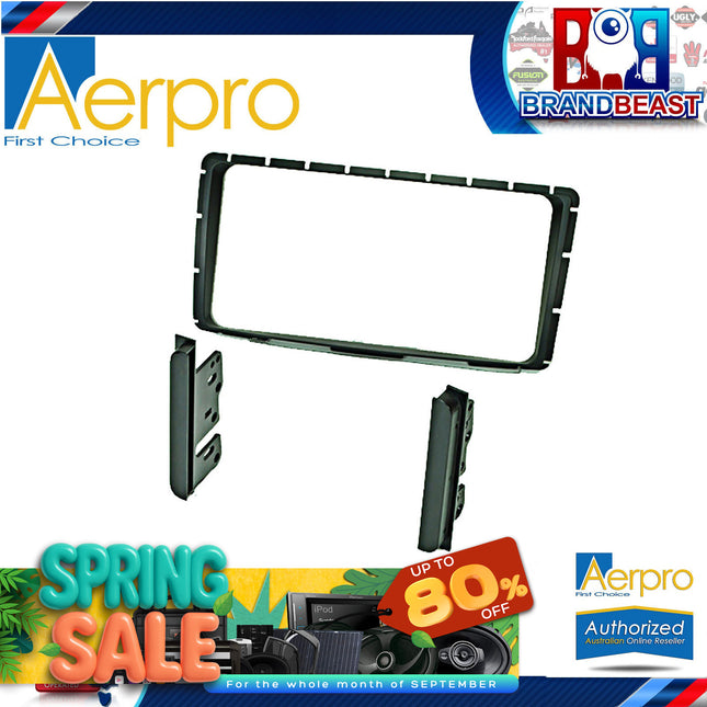 Aerpro FP9026 Double DIN Black Facia Kit Suit Toyota Hilux 2014