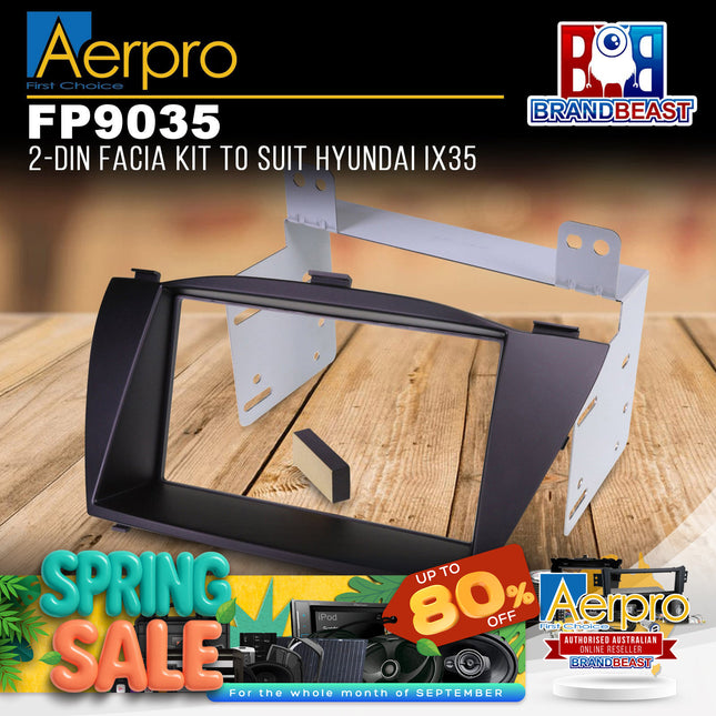 Aerpro FP9035 2-DIN Facia Kit Suit Hyundai iX35 2009-2015 Black