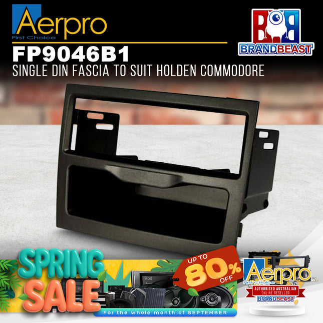 Aerpro FP9046B1 Single DIN Facia Kit to Suit Holden
