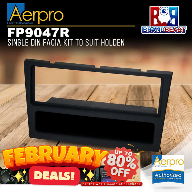 Aerpro FP9047R Single DIN Facia Kit to Suit Holden