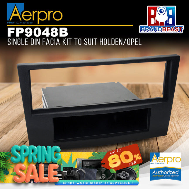 Aerpro FP9048B Single DIN Facia Kit to Suit Holden/Opel