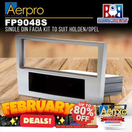 Aerpro FP9048S Single DIN Facia Kit to Suit Holden/Opel