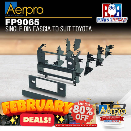 Aerpro FP9065 Facia to Suit Toyota