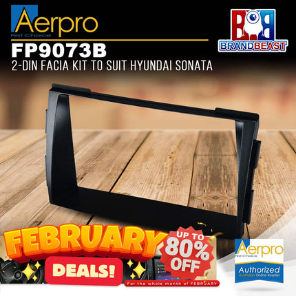 Aerpro FP9073B Double DIN Facia Kit Suit Hyundai Sonata NF