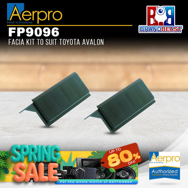 Aerpro FP9096 Double DIN Facia Stereo Brackets to Suit Toyota Avalon