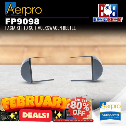 Aerpro FP9098 Single DIN Facia Kit  to Suit Volkswagen Beetle