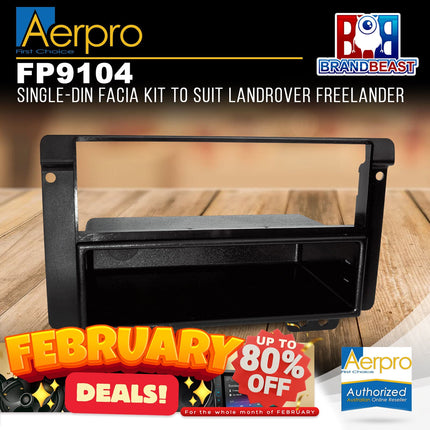 Aerpro FP9104 Single DIN Facia Kit to Suit Land Rover Freelander