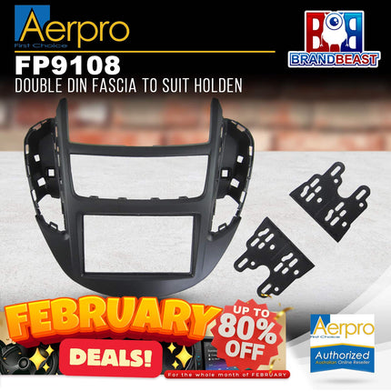 Aerpro FP9108 Double DIN Facia Kit to Suit Holden Trax TJ