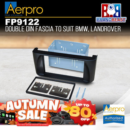 Aerpro FP9122 Double DIN Black Facia Kit Suit BMW 5 Series 1996 - 2004 E39
