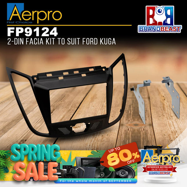 Aerpro FP9124 Double DIN Facia Kit to Suit Ford Kuga TF