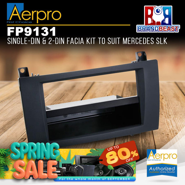 Aerpro FP9131 Single DIN/2-DIN Facia Kit to Suit Mercedes SLK R171