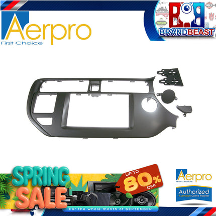 Aerpro FP9132 Double DIN Black Facia Kit Suit Kia Rio UB 2012 - 2014