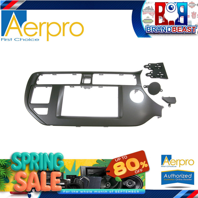Aerpro FP9132 Double DIN Black Facia Kit Suit Kia Rio UB 2012 - 2014