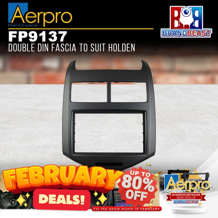 Aerpro FP9137 Double DIN Facia Kit to Suit Holden Barina TM