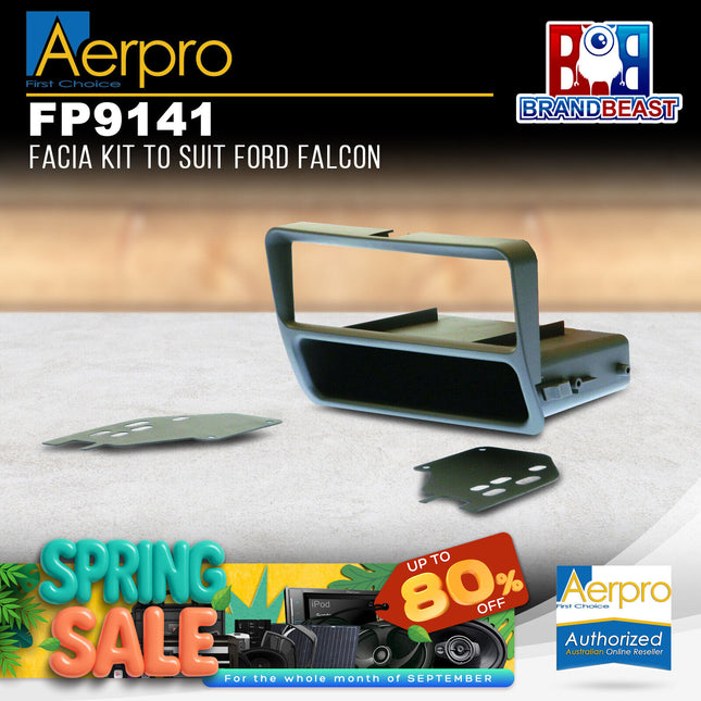 Aerpro FP9141 Single DIN Facia Kit Ford Falcon AU S1/2/3
