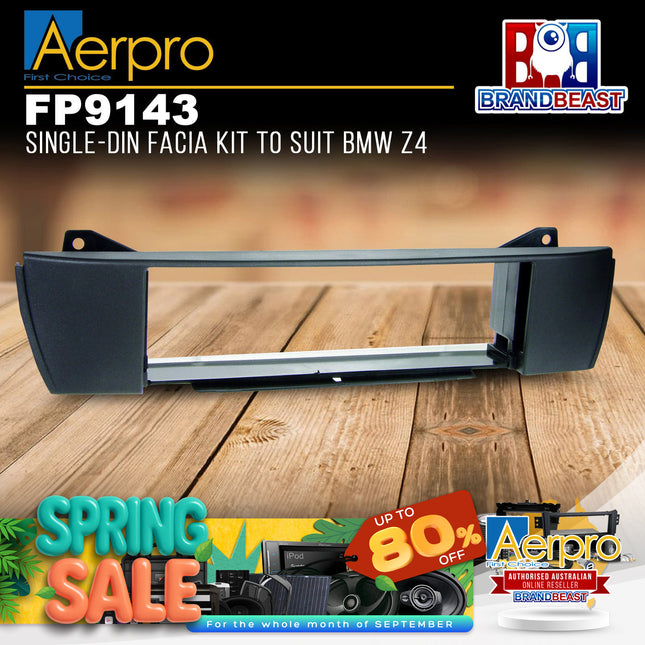 Aerpro FP9143 Single DIN Facia Kit to Suit BMW Z4 E85/E86
