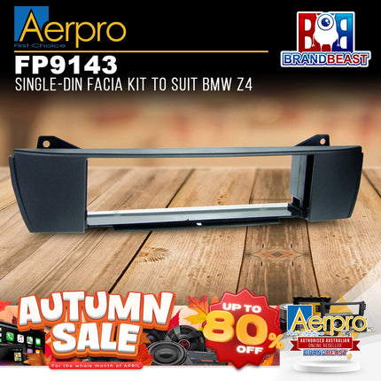 Aerpro FP9143 Single DIN Facia Kit to Suit BMW Z4 E85/E86