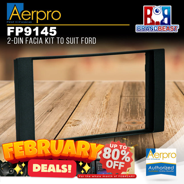 Aerpro FP9145 Double DIN Facia Kit to Suit Ford Fiesta/Kuga/Transit