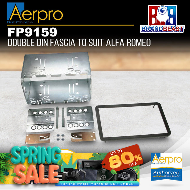 Aerpro FP9159 Double DIN Facia Kit to Suit Alfa Romeo 159/Spider/Brera