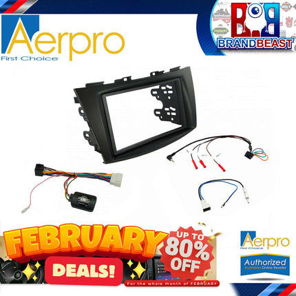 Aerpro FP9216K Double DIN Black Install Kit Suit Suzuki Swift FZ 2011 - 2017