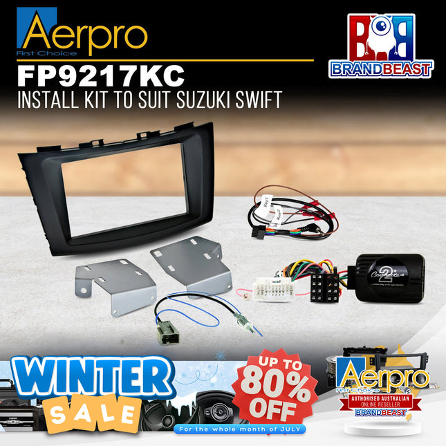 Aerpro FP9217KC Double DIN Install Kit to Suit Suzuki Swift