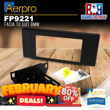 Aerpro FP9221 Double DIN Facia Kit to Suit BMW X5 E53