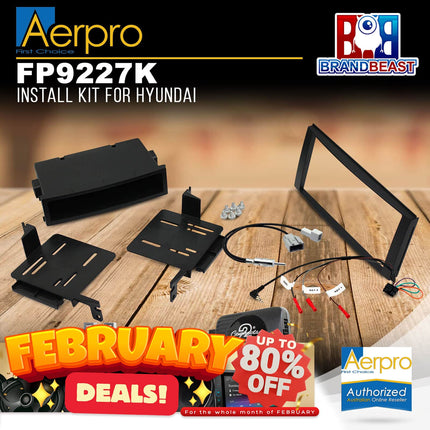 Aerpro FP9227K Single DIN/2-DIN Install Kit to Suit Hyundai Santa Fe CM