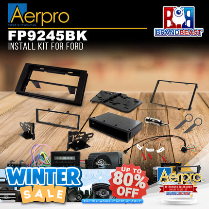 Aerpro FP9245BK Single/Double DIN Install Kit Suit Ford Fiesta/Focus