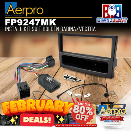 Aerpro FP9247MK Single DIN Install Kit to Suit Holden Barina/Vectra