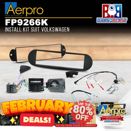 Aerpro FP9266K Single DIN Install Kit to Suit Volkswagen Beetle