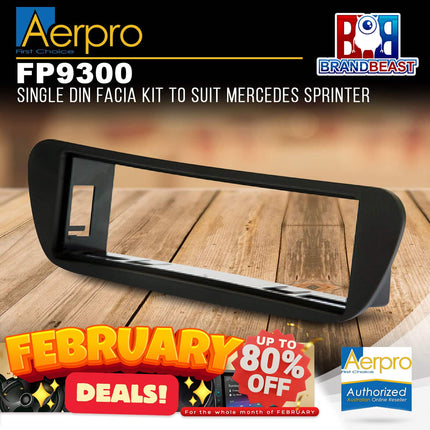 Aerpro FP9300 Single DIN Facia Kit to Suit Mercedes Sprinter