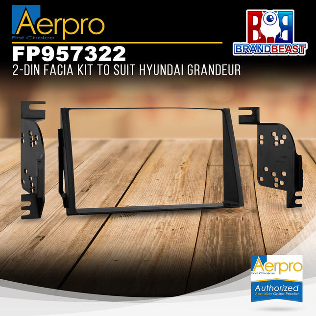 Aerpro FP957322 2-DIN Facia Kit to Suit Hyundai Grandeur