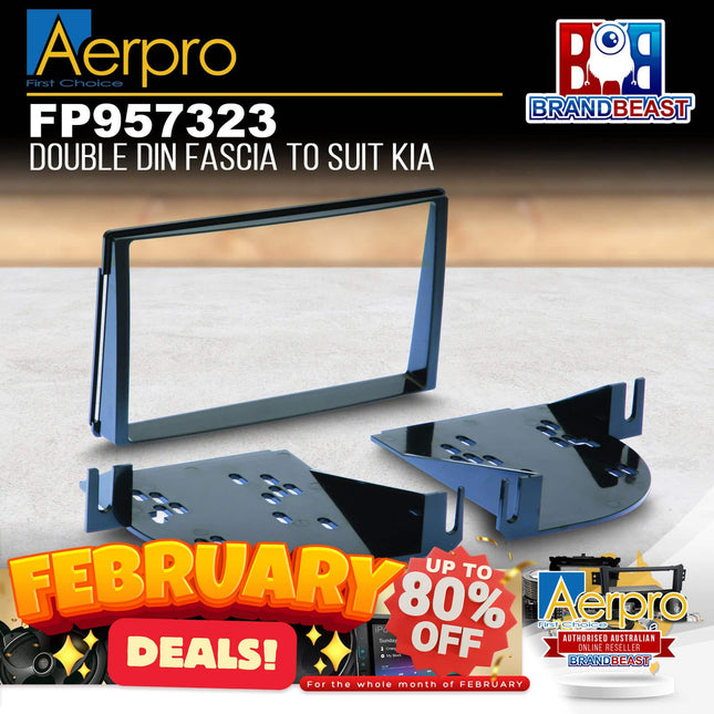 Aerpro FP957323 2-DIN Facia Kit to Suit Kia