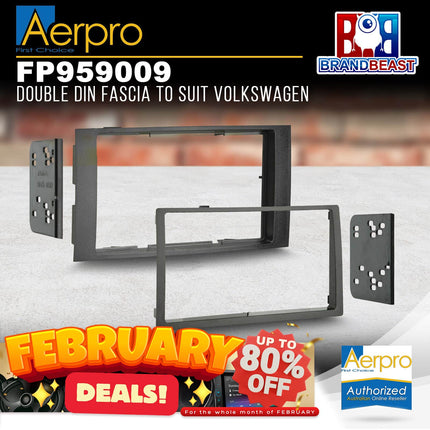 Aerpro FP959009 2-DIN Facia Kit to Suit Volkswagen Touareg