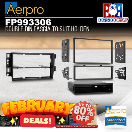 Aerpro FP993306 Single & 2-DIN Facia Kit Holden Barina/Captiva/Epica/Viva