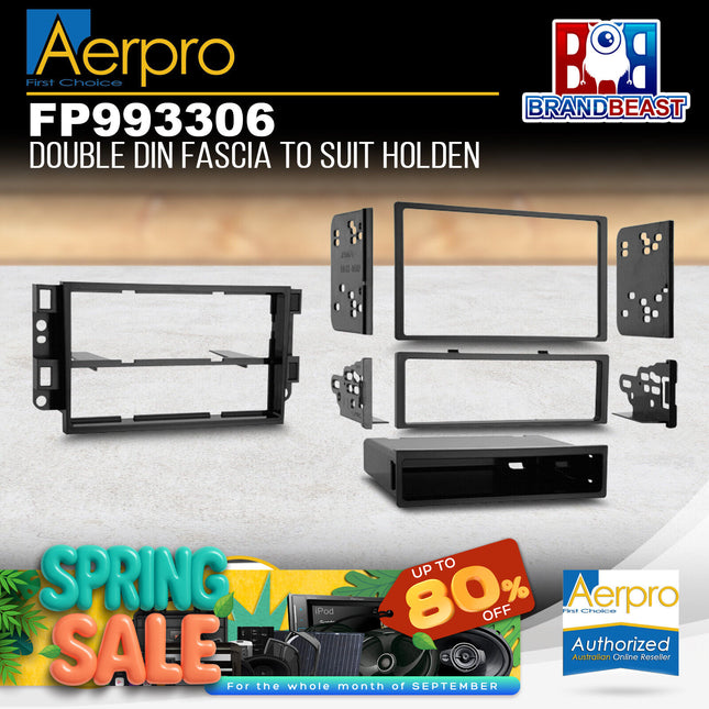 Aerpro FP993306 Single & 2-DIN Facia Kit Holden Barina/Captiva/Epica/Viva