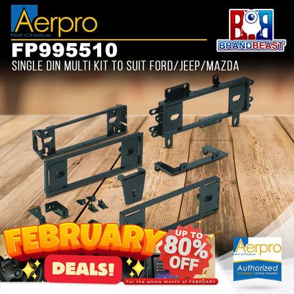 Aerpro FP995510 Single DIN Multi Kit to Suit Ford/Jeep/Mazda