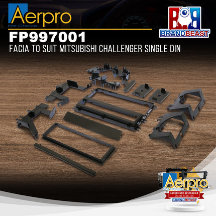 Aerpro FP997001 Facia to Suit Mitsubishi Challenger Single DIN