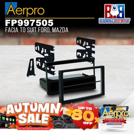 Aerpro FP997505 Single/Double DIN Black Facia Kit Suit Ford/Mazda Various Models