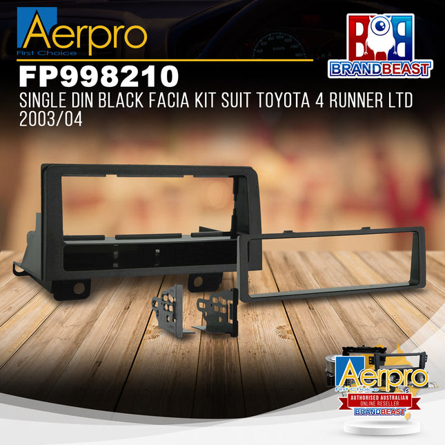 Aerpro FP998210 Single DIN Black Facia Kit Toyota 4Runner Limited 2003 - 2004