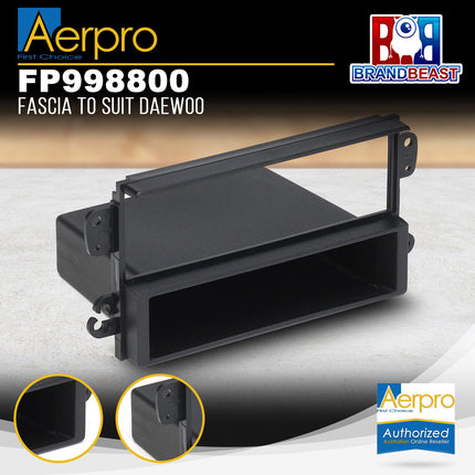 Aerpro FP998800 Single DIN & Pocket Facia Kit Suit Daewoo Various Models - Black