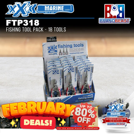 XXX Marine FTP318 Fishing Tool Pack - 18 Tools