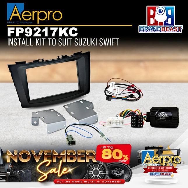 Aerpro FP9217KC Double DIN Install Kit to Suit Suzuki Swift